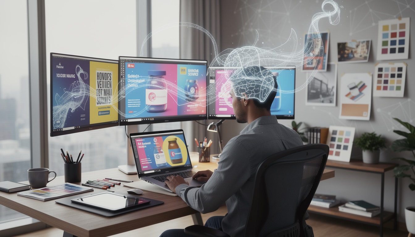 découvrez comment le travail du designer graphique impacte la mémorisation des messages publicitaires et améliore l'efficacité des campagnes marketing.